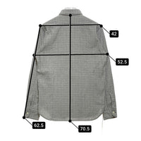 JELADO ジェラード ANTIQUE GARMENTS 総柄 コットン 長袖シャツ グレー size15 瑞穂店