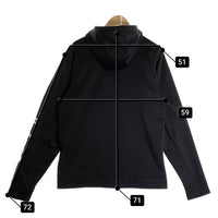 THE NORTH FACE ノースフェイス ボックスロゴアームプリント ジップアップパーカー ブラック ポリエステル NF0A3RUKKY4 Size L 福生店