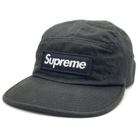 SUPREME シュプリーム 18SS Washed Chino Twill Camp Cap ウォッシュドチノツイル キャンプキャップ ブラック 福生店