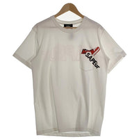 SAPEur サプール 騙し絵ポケットプリント ロゴ Tシャツ ホワイト AJ1 Size L 福生店
