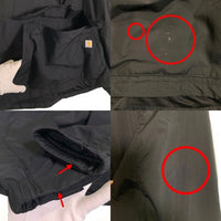 Carhartt カーハート Anorak Jacket Rain Defender ナイロン アノラックジャケット ブラック プルオーバー OJ5749-M Size L 福生店