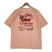 FLAT HEAD フラットヘッド プリントTシャツ ピンク Size 44 福生店