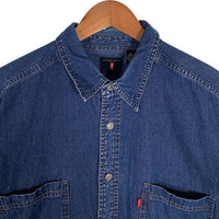 LEVI'S RED TAB JEANS リーバイス レッドタブジーンズ デニムシャツ インディゴ ボックスシルエット 60560-1313 Size L 福生店