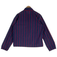 Polo by Ralph Lauren ポロバイラルフローレン スイングトップ シャツ ジャケット ストライプ レッド ネイビー Size L 福生店