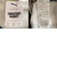 PUMA プーマ CHINATOWN MARKET チャイナタウンマーケット AOP CREW チェッカーフラッグ クルーネックスウェットトレーナー 595632-01 Size L 福生店
