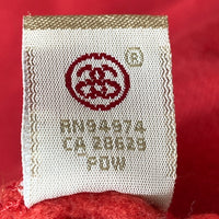 STUSSY ステューシー USA製 黒タグ 胸ワンポイント プルオーバーパーカー レッド sizeM 瑞穂店