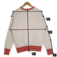 Deluxe Ware デラックスウエア 2トーン プリント クルーネックスウェットトレーナー Size L 福生店