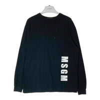 MSGM エムエスジーエム ロゴプリント ロングTシャツ ブラック sizeS 瑞穂店