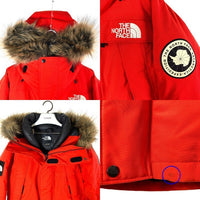 THE NORTH FACE ザ・ノースフェイス ND91807 GORE-TEX ANTARCTICA PARKA ダウンジャケット オレンジ sizeM※袖口・裾汚れあり 瑞穂店