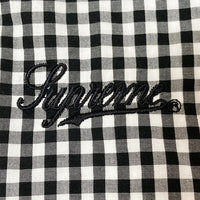 SUPREME シュプリーム 21SS Gingham S/S Shirt ギンガムチェック ショートスリーブシャツ 半袖 ブラック ホワイト SizeL 瑞穂店