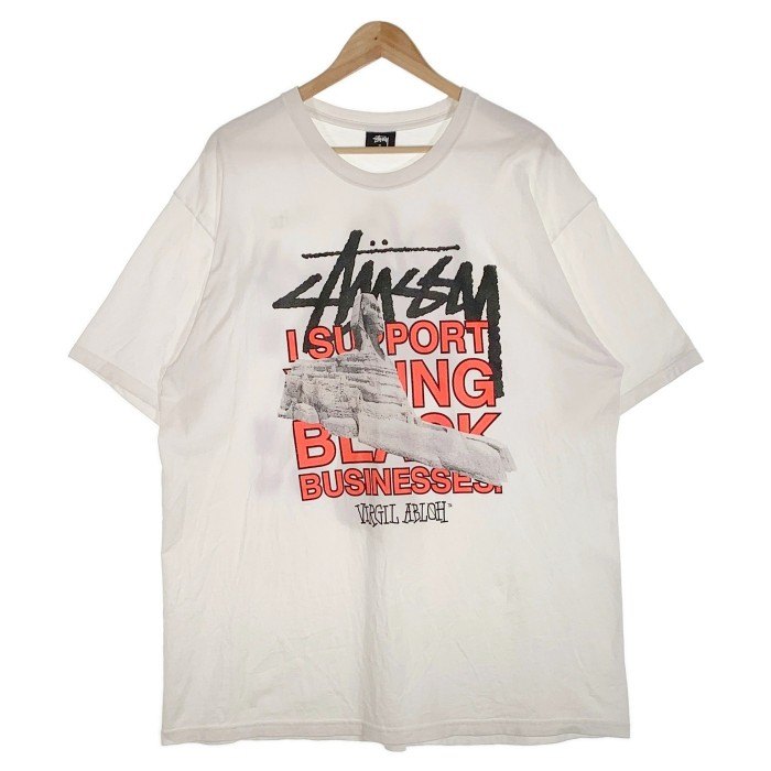 Stussy ステューシー Off-White オフホワイト World Tour Tee Tシャツ ホワイト Size XL 福生店