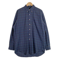 Ralph Lauren ラルフローレン BLAKE ボタンダウン チェックシャツ ブルー コットン Size L 福生店
