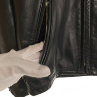 Schott ショット レザーシングルライダースジャケット 641 ボアライナー付 ブラック Size 34 福生店