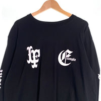 EXAMPLE エグザンプル NEW ERA ニューエラ Lafayette ラファイエット IT’S ALL ABOUT TO YOU L/S TEE 長袖 Tシャツ ロンT ブラック Size XXL 福生店