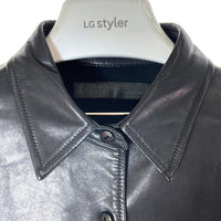 Ballet by BACKLASH バレエバイバックラッシュ 23-10-SH-01L Leather Shirt レザーシャツ ブラック sizeF 瑞穂店
