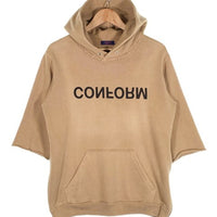 UNDERCOVER アンダーカバー 16SS SCAB期 復刻 5分袖 スウェットパーカー ベージュ Size 2 福生店