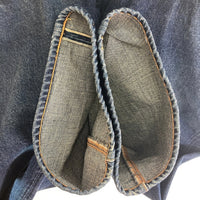 EVISU エヴィス カモメ ジップフライ UNIVERSALジップ 虎耳 デニムパンツ インディゴ size35 瑞穂店