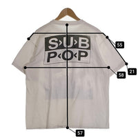 90's NIRVANA ニルヴァーナ SUB POP 半袖 プリント Tシャツ ホワイト Size XL相当 福生店
