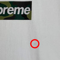 SUPREME シュプリーム 23AW Box Logo Tee カモフラージュ ボックスロゴ Tシャツ ホワイト Size XL 福生店