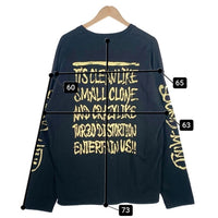 glamb グラム プリント ロングスリーブTシャツ ブラック GB15SM/CS11-b Size 3 福生店