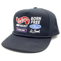 HIDE AND SEEK ハイドアンドシーク 25SS CarService カーサービス Work Cap スナップバックキャップ 刺繡 ブラック 福生店