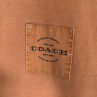 COACH コーチ HOODIE プルオーバースウェットパーカー オレンジ ウォッシュ加工 フード紐なし CF811 Size M 福生店