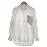 CHRIS PARRY クリスパリー コットンシャツ ホワイト ドレス オールド Size M 福生店