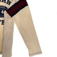 BOOTLEGGERS REUNION ブートレガーズリユニオン 七分丈 ラグランスリーブ フットボール Tシャツ ナチュラル Size L (42-44) 福生店