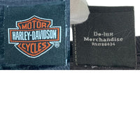 00's HARLEY-DAVIDSON ハーレーダビッドソン バー&シールド ロングスリーブTシャツ ブルーフレイム 2004コピーライト Size XL 相当 福生店