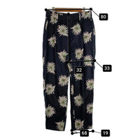 CALEE キャリー 21SS flower pattern linen tapered pants フラワーパターン リネンテーパードパンツ ブラック Size L 福生店