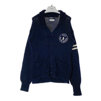 Polo Ralph Lauren ポロラルフローレン ショールカラー ウール カーディガン 胸元ワッペン 左腕ストライプ ネイビー sizeM 瑞穂店