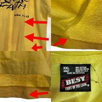 80's Solid Rock Youth プリントTシャツ イエロー FRUIT OF THE LOOM USA製 Size XXL 福生店