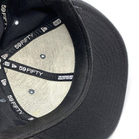 90's New Era ニューエラ NFL ニューヨーク・ジェッツ 59FIFTY ベースボールキャップ ブラック コットン USA製 Size 7 5/8 (60.6cm) 福生店