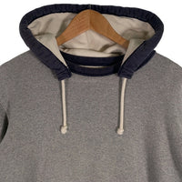 JOE McCOY ジョーマッコイ BALL PARK 後付けパーカー グレー ネイビー Size M 福生店