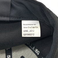 SUPREME シュプリーム 12AW Leather Visor Box Logo New Era レザーバイザー ボックスロゴニューエラ ベースボールキャップ ブラック Size 8 (63.5cm) 福生店