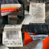 WINCHESTER ウィンチェスター リバーシブルベスト リアルツリー オレンジ 中綿 TREBARK Size XL 福生店