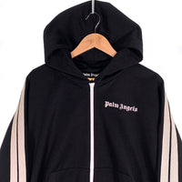Palm Angels パームエンジェルス 23SS Zip Hoodie Track Jacket ジップフーディ トラックジャケット ブラック PMBD051S23FAB001 Size L 福生店