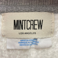 MINTCREW ミントクルー Championボディ リバースウィーブ ロゴ刺繍 スウェットトレーナー グレー sizeXL 瑞穂店