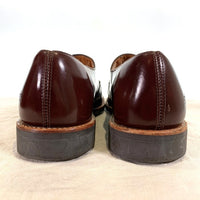 Sanders サンダース Mary Jane Sandal メダリオン モンクストラップ レザーシューズ 革靴 ブラウン 1808T イングランド製 Size UK7 (26cm) 福生店
