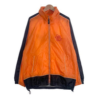 90-00's FUBU フブ サイドライン トラックジャケット ジップアップ オレンジ フード収納 Size L 福生店