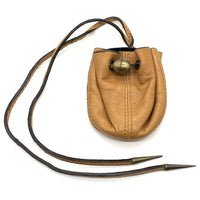 GIVENCHY ジバンシー 巾着 バッグチャーム レザー 羊革 ブラウン 福生店