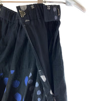 慈雨 ジウ ドットフレアスカート ブラック size40 瑞穂店
