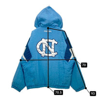 90`s STARTER スターター NORTH CARIFORNIA ハーフジップ ナイロン ジャケット ライトブルー Size L 瑞穂店