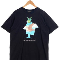 REAL BAD MAN リアルバッドマン プリントTシャツ ブラック Size M 福生店