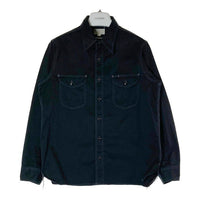 BUZZ RICKSON'S バズリクソンズ BR26081 ヘリンボーン コットンツイル 長袖ワークシャツ ブラック size15-15 1/2 瑞穂店