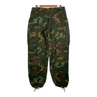 60's U.S.ARMY 米軍 ERDL カモフラージュ カーゴパンツ リップストップ リペアあり 68年会計 Size L-R 福生店