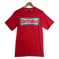 CORE FIGHTER コアファイター ロゴプリント Tシャツ レッド Size S 福生店
