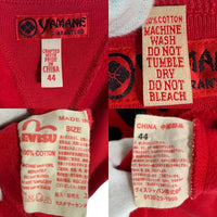 EVISU エヴィス コットン クルーネックスウェット レッド Size 44 福生店