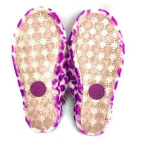 UGG アグ 1117153 Fluff Yeah Slide Leopard フラッフ イヤー スライド レオパード サンダル パープル size24cm 瑞穂店
