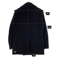 Schott ショット U.S.740N PEA JACKET ウール ピーコート ジャケット ブラック 7658 740US Size 36 福生店